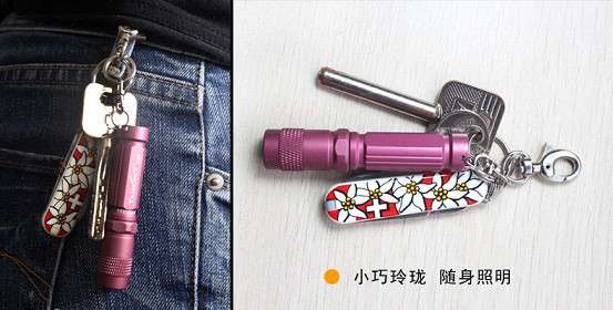TANK007 EDC、迷你LED手電筒